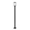 Z-Lite Sheridan 1 Light Outdoor Post Mounted Fixture, Black And Seedy 594PHMS-536P-BK - alternate 1